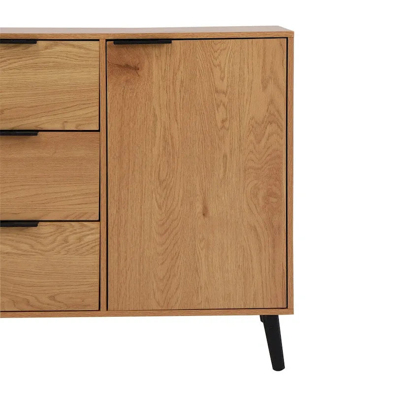 Holzsideboard mit 3 Schubladen