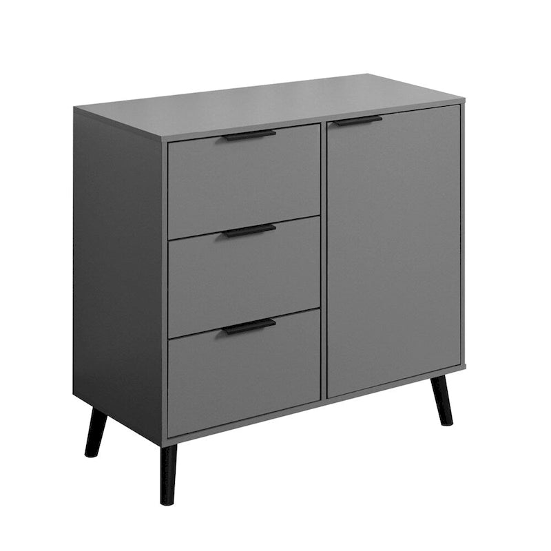 Holzsideboard mit 3 Schubladen
