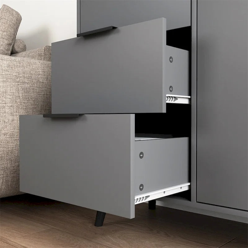 Holzsideboard mit 3 Schubladen