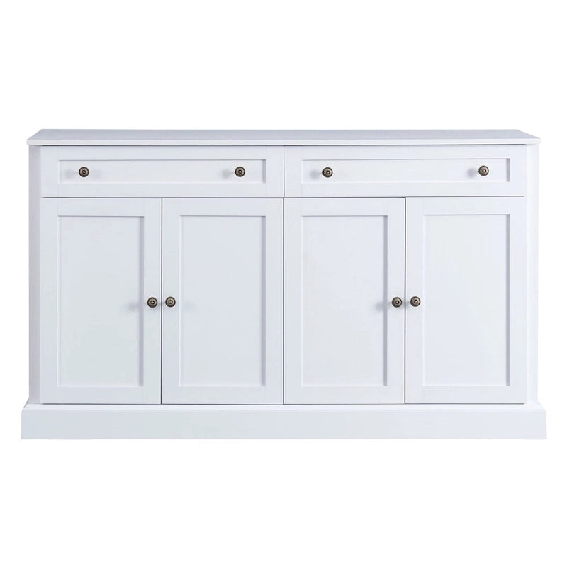 58.30 Inch MDF Sideboard with Adjustable Shelves