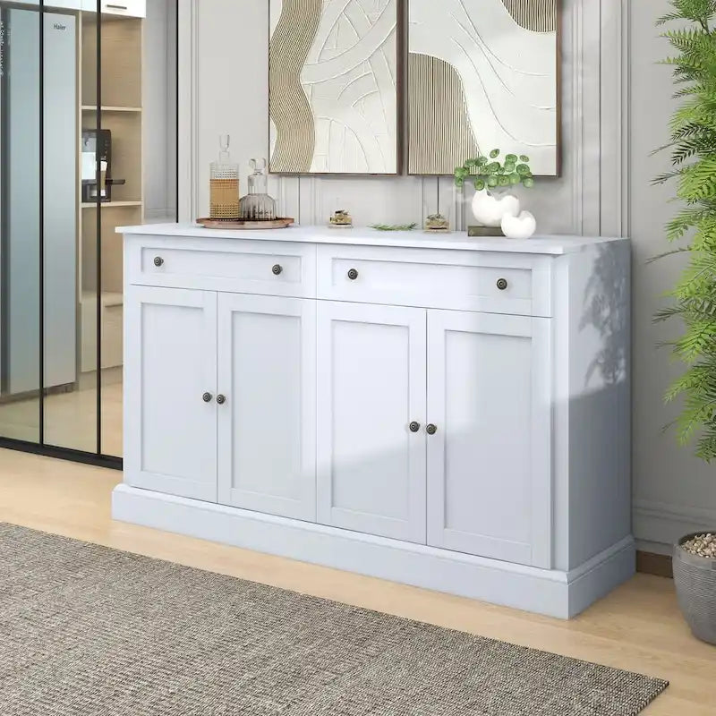 58" Sideboard aus MDF mit verstellbaren Einlegeböden