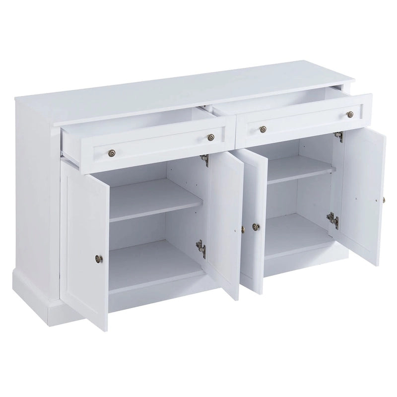 58" Sideboard aus MDF mit verstellbaren Einlegeböden